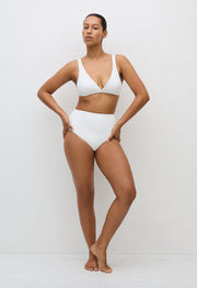 Plunge Top - Chalk Crinkle - Matteau